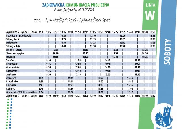 rozkład jazdy